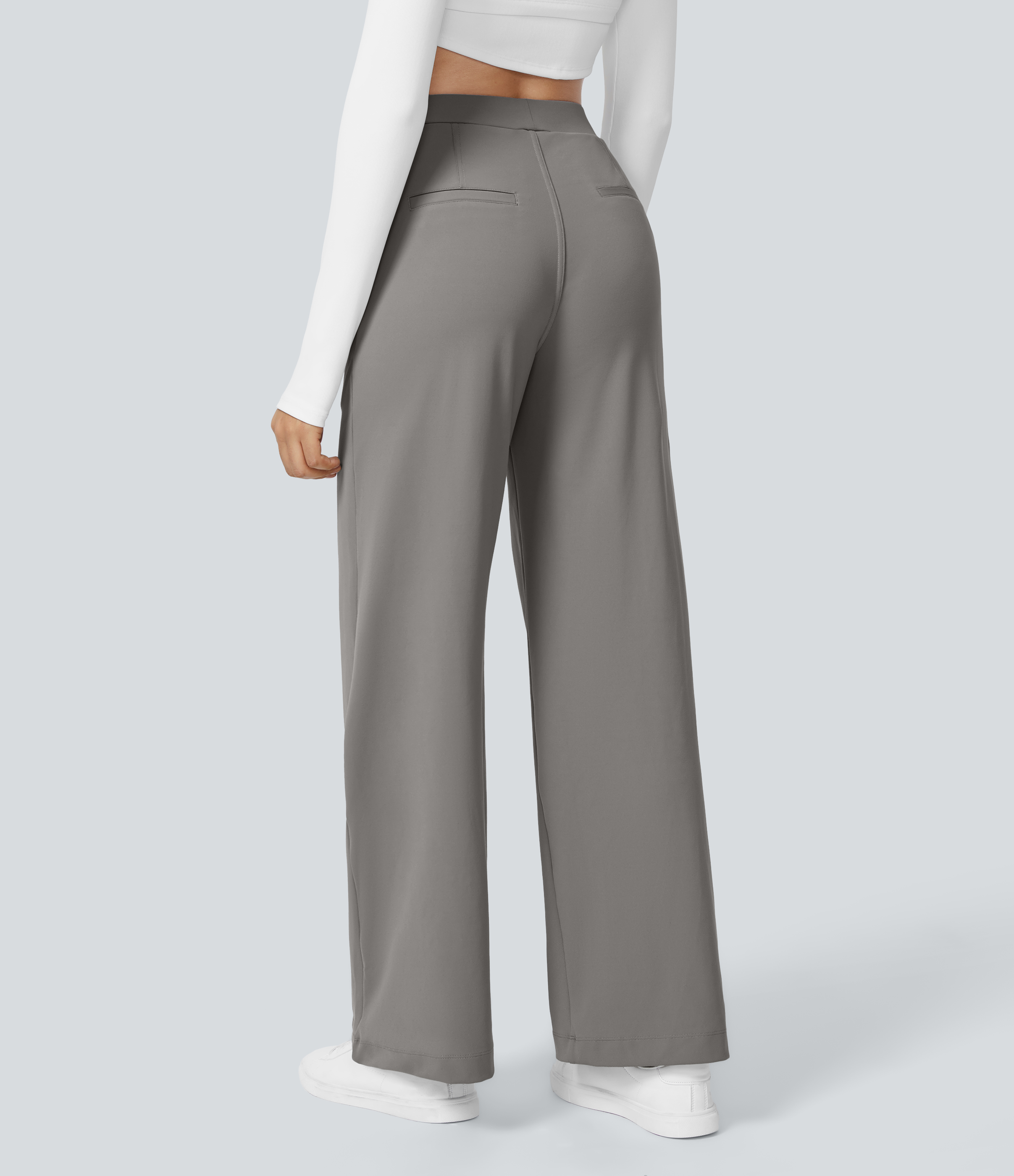 Halara Flex™ High Waisted Pocket Straight Leg Work Pants