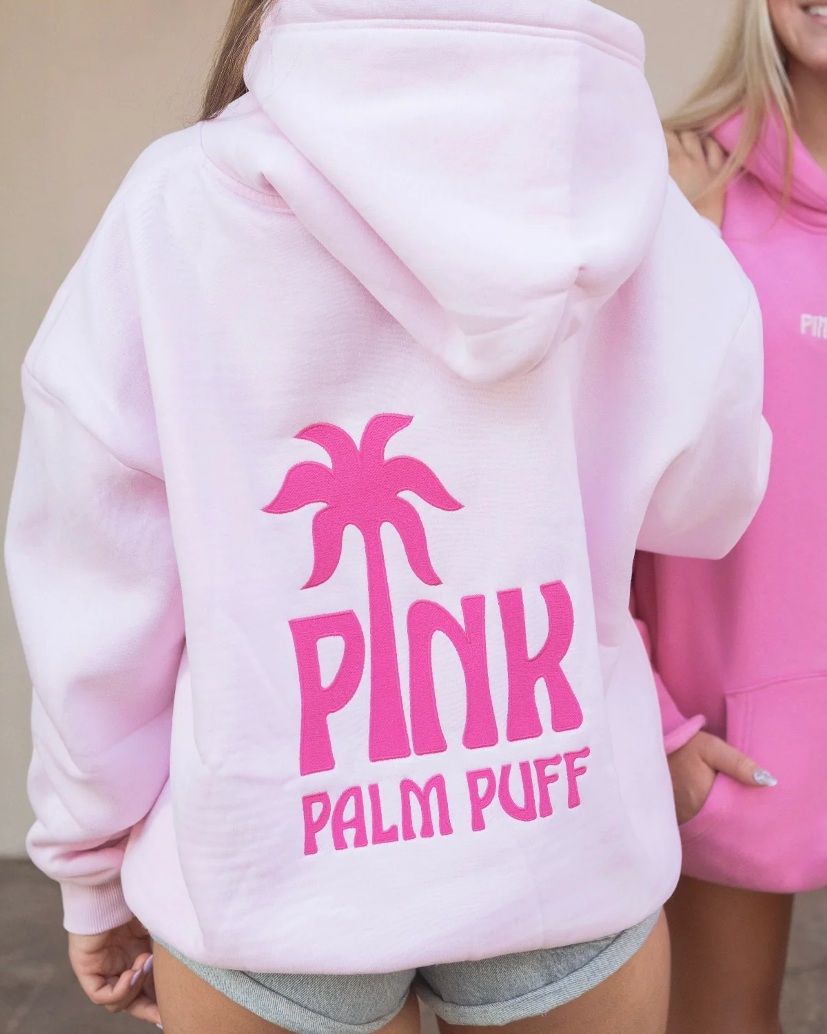 Classic Puff Hoodie in Blush