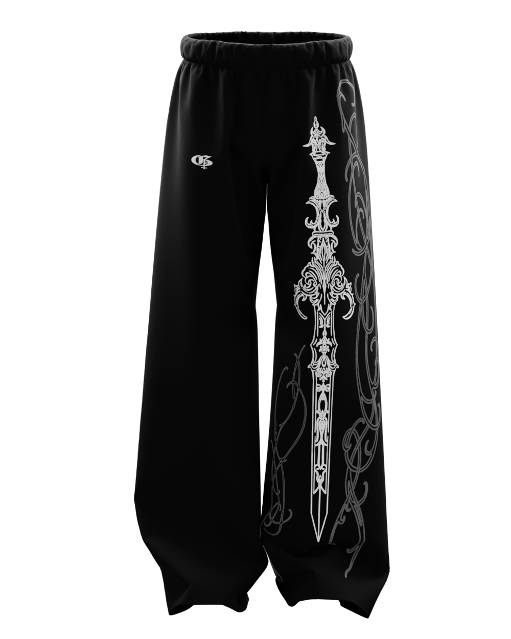 Sword Unisex Straight Fit Baggy Pants
