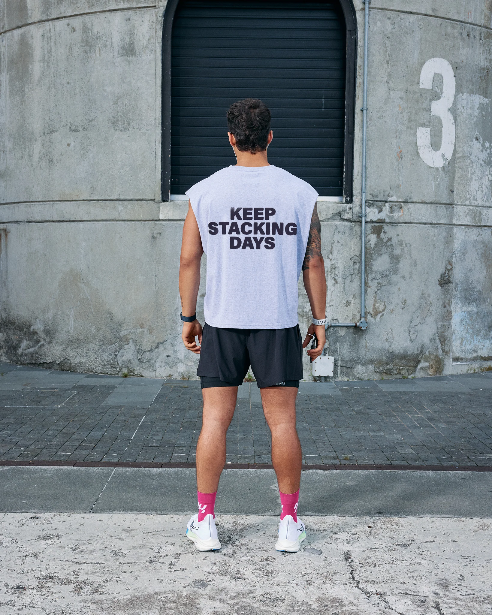 Stacking Days Tank | Grey