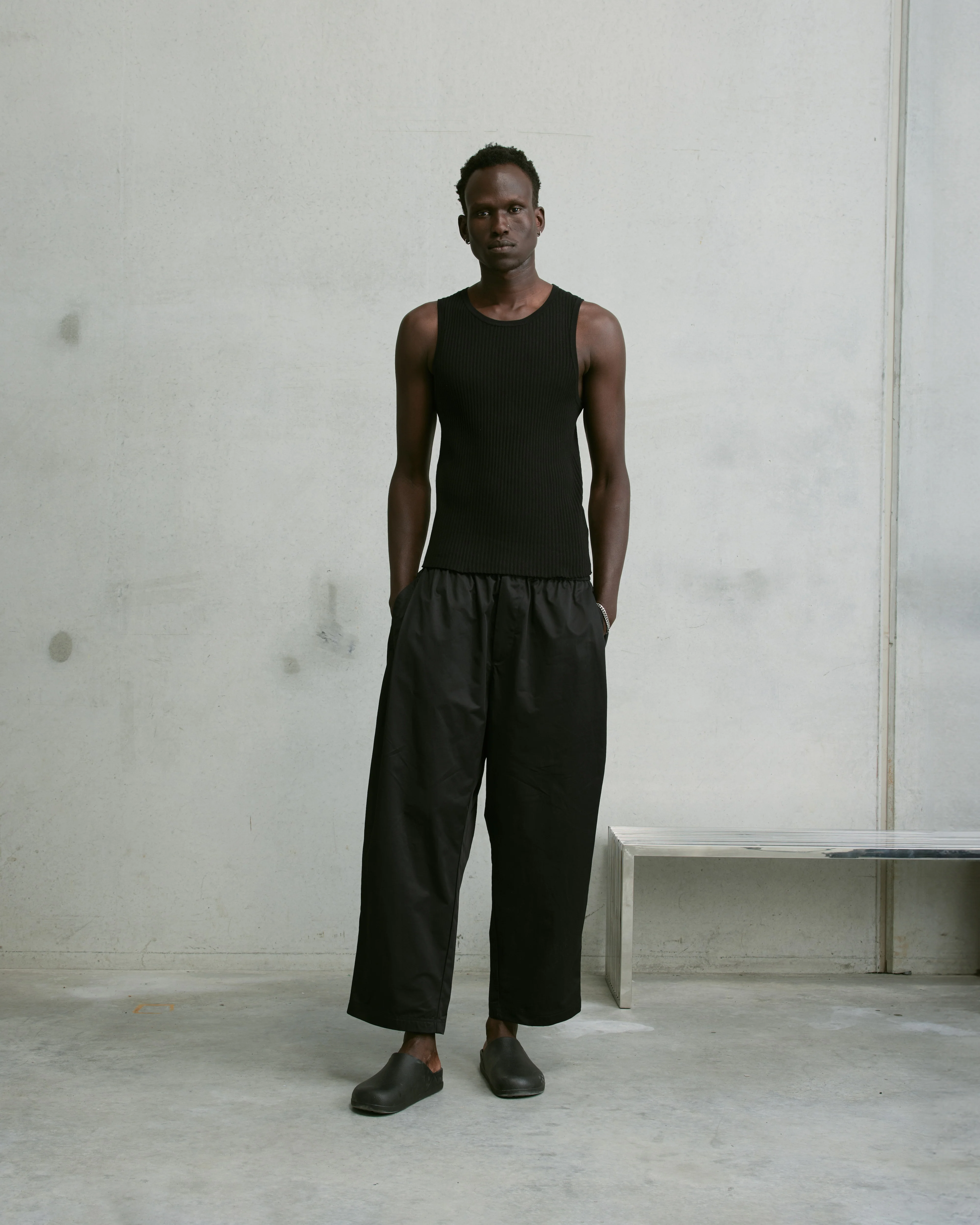 Nothing Knit Rib Tank | Tar