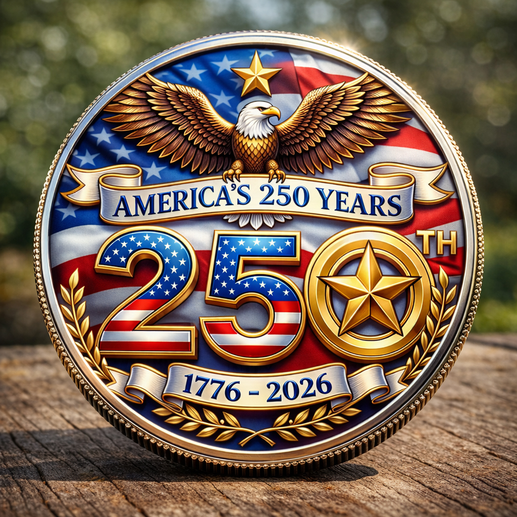 1776–2026 U.S. Independence 250 Years Collector Coin