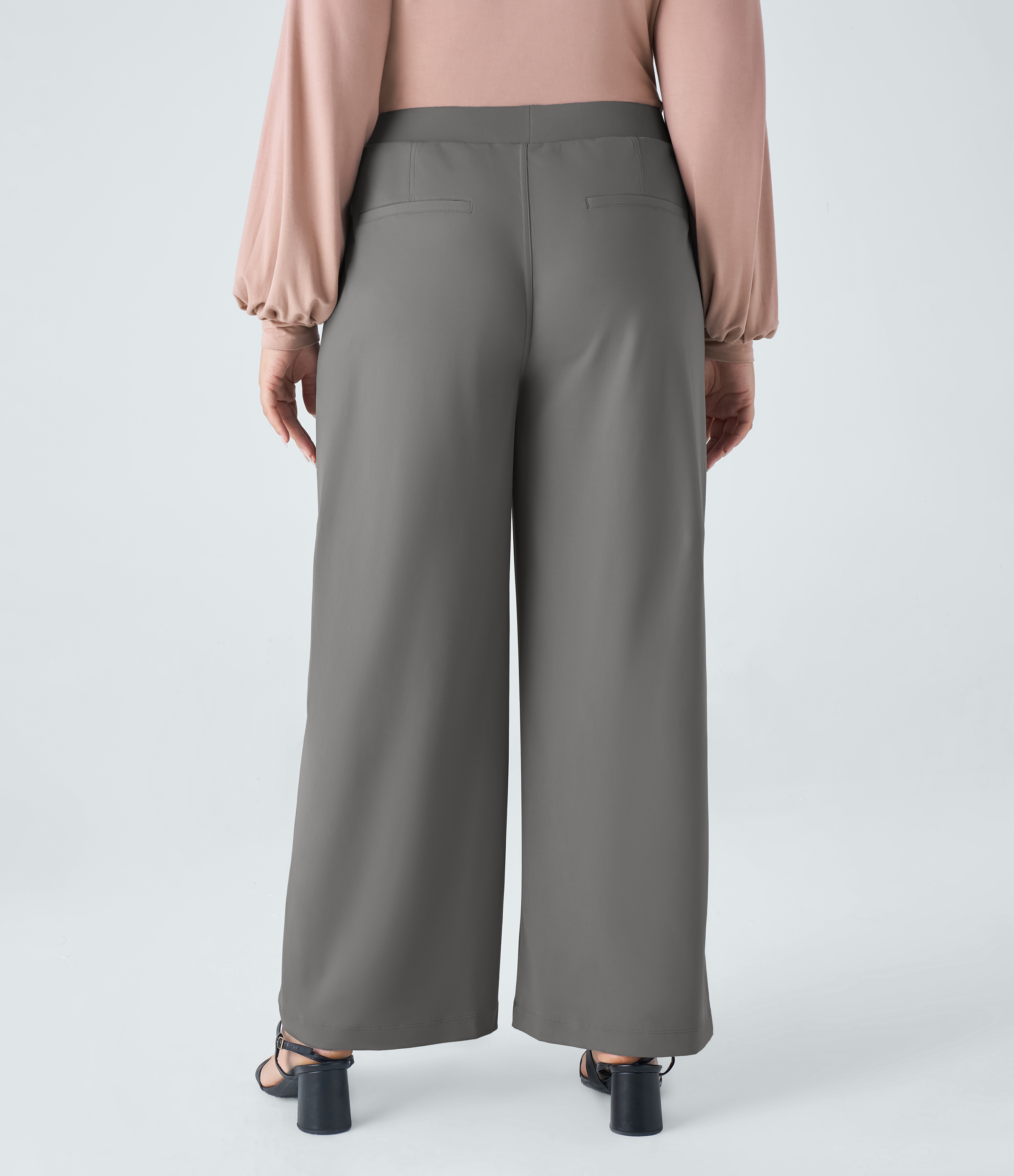 Halara Flex™ High Waisted Pocket Straight Leg Work Plus Size Pants