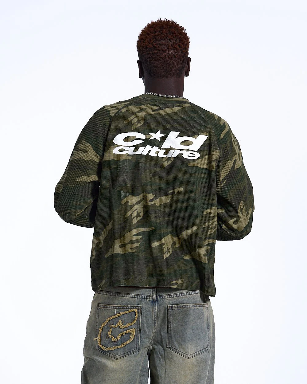 CAMO THERMAL LONGSLEEVE TEE GREEN