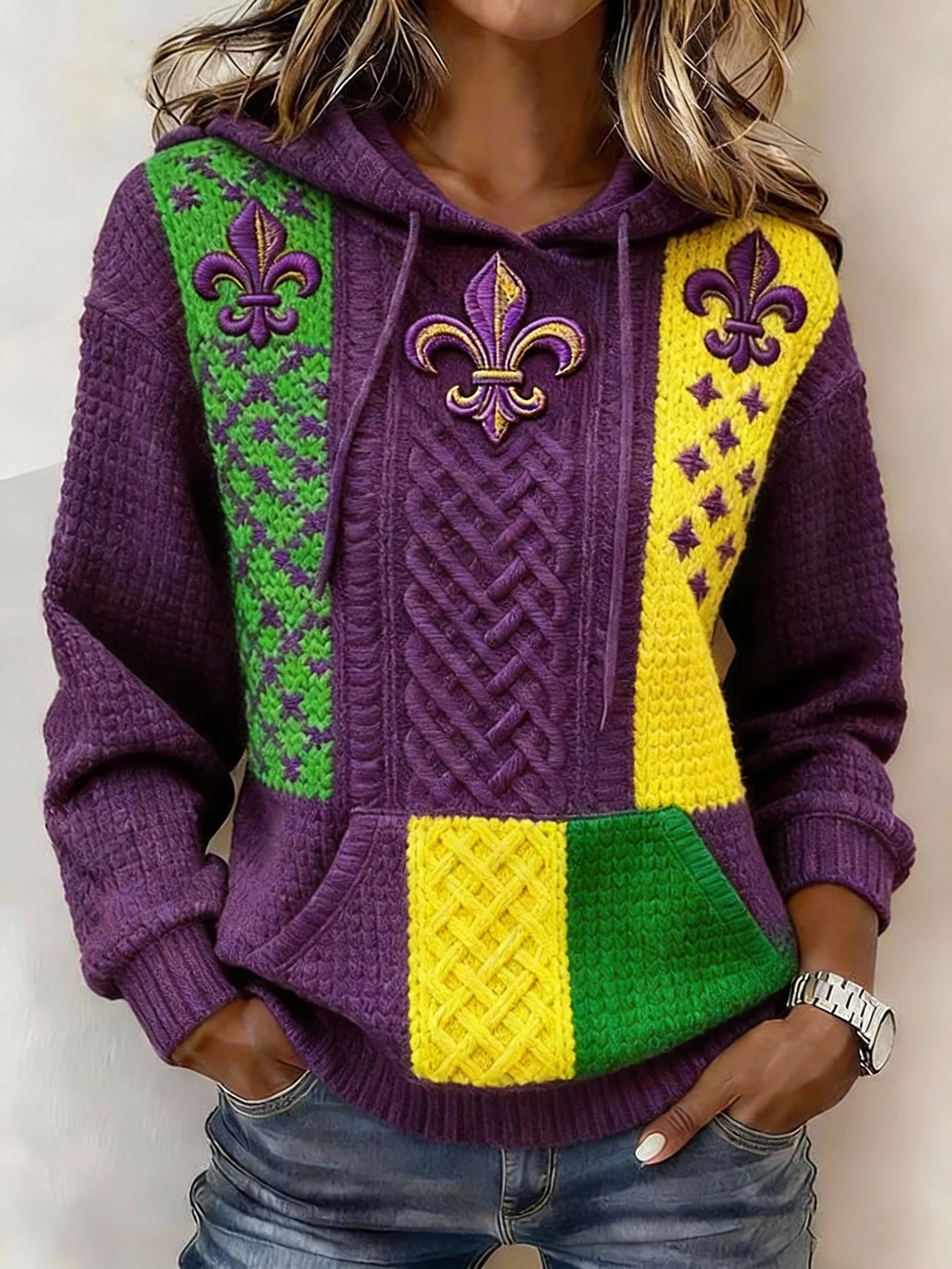 Women's Carnival Print Hoodie