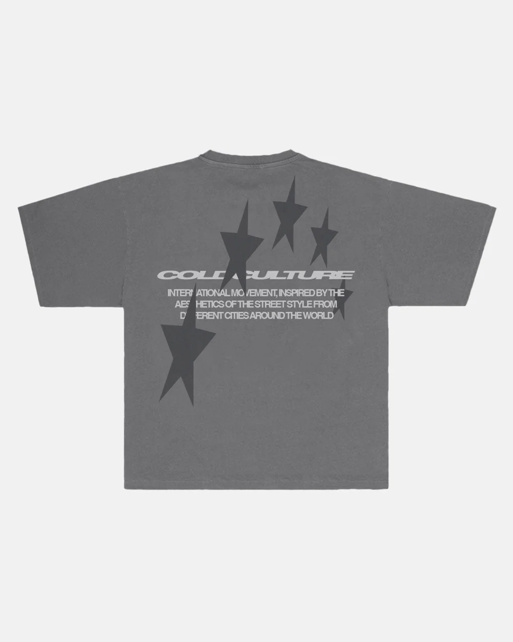 COSMOS ARC TEE SMOKEY GREY