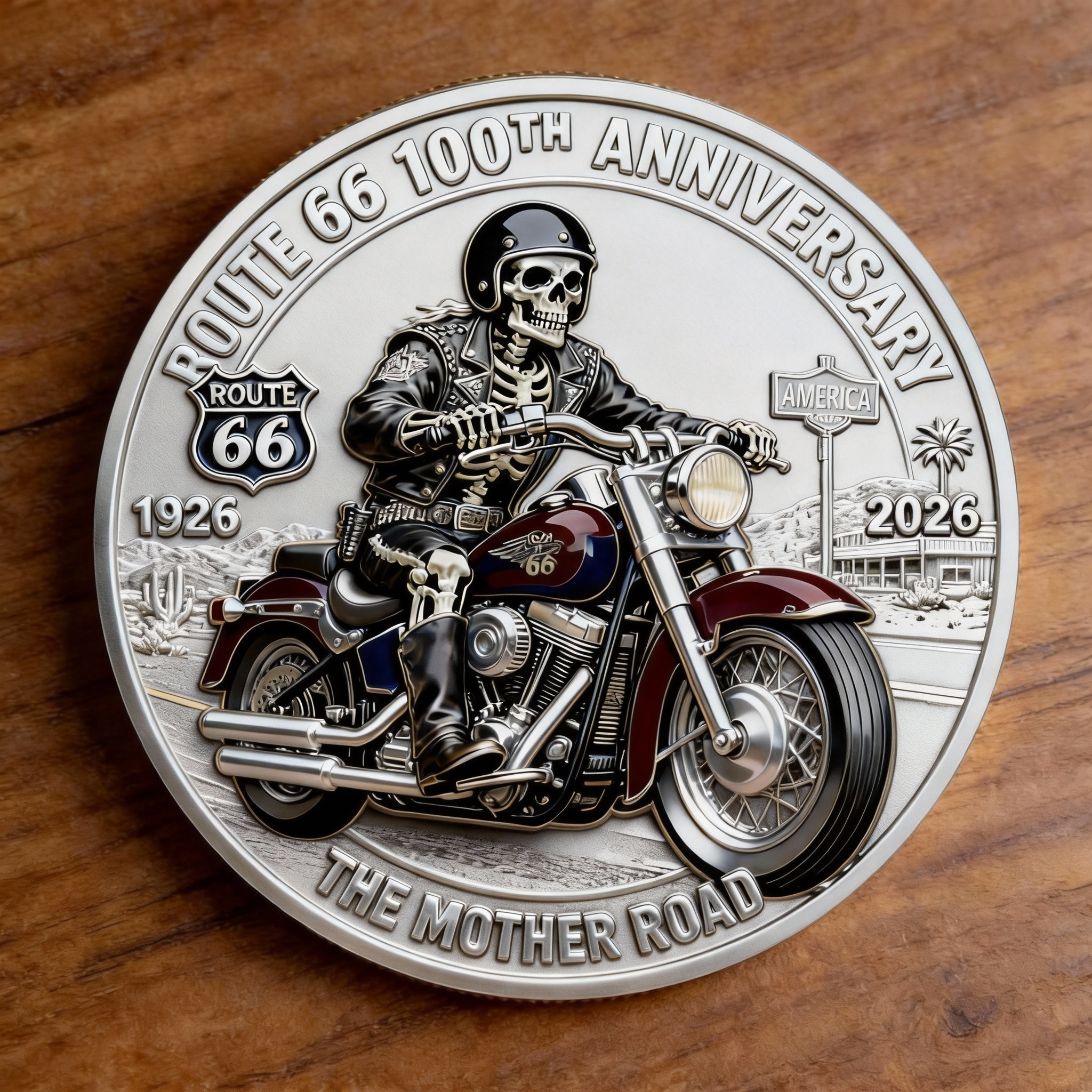 🏆New Year 60% OFF-Route 66 100th Anniversary Commemorative Coin 1926 – 2026 | The Mother Road