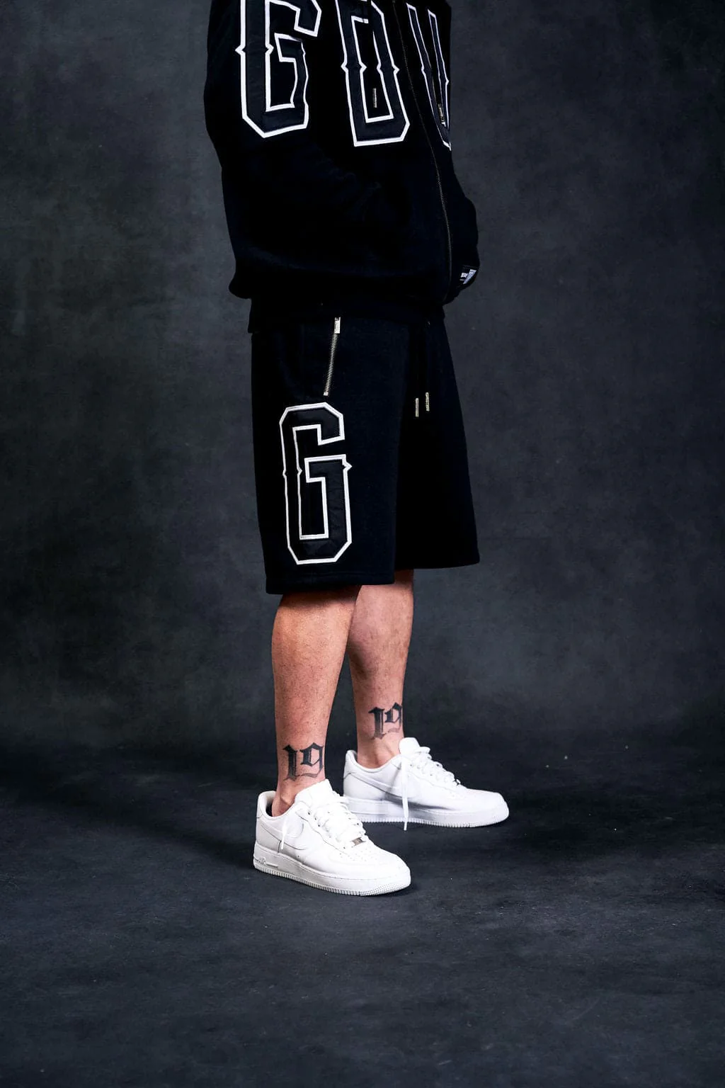 G.D.U.P Shorts Black/White