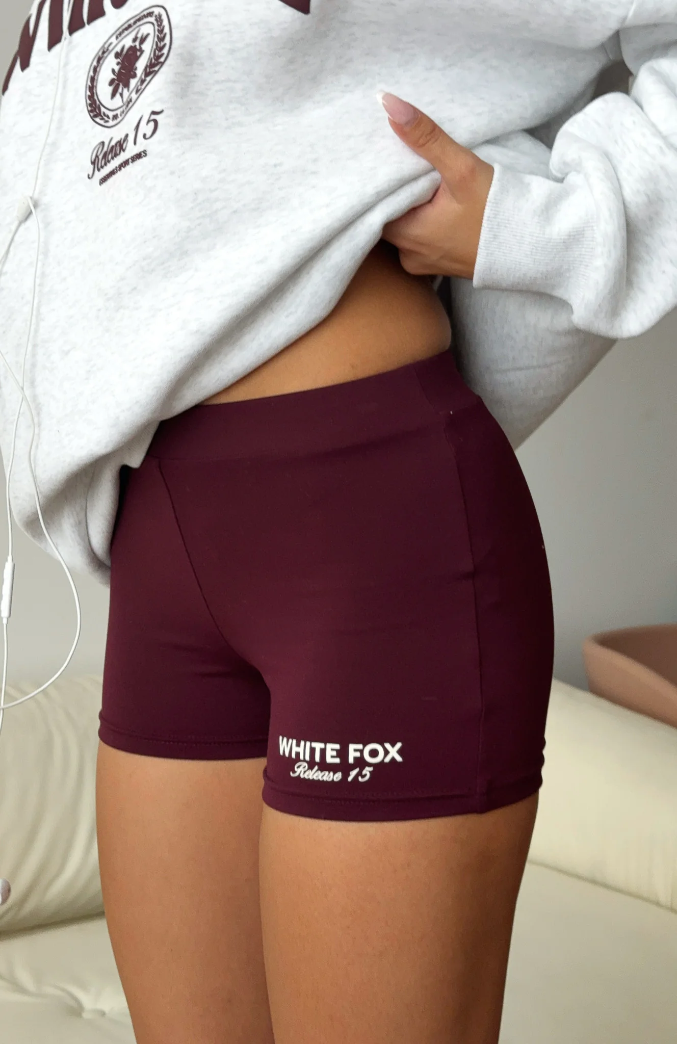 Release 15 Asalia Booty Shorts Plum