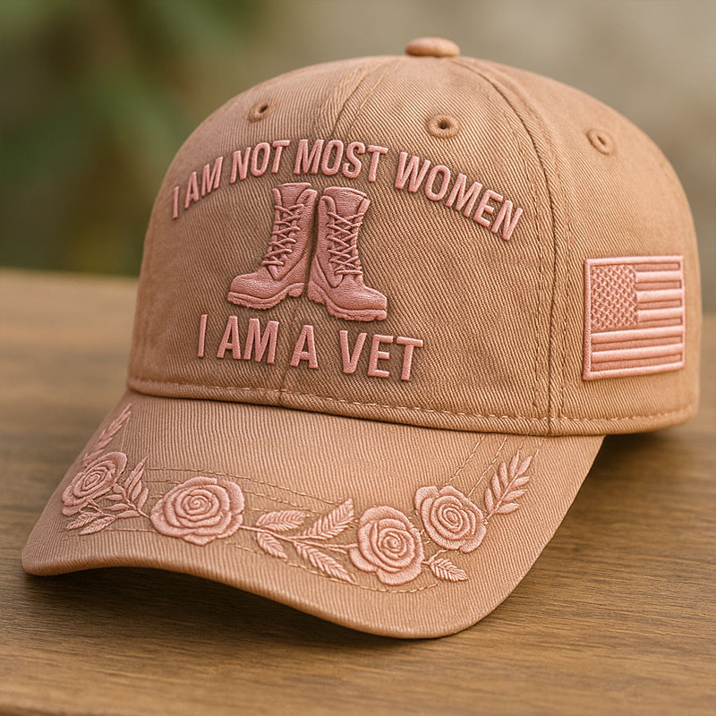 Women's Veterans Print Hat