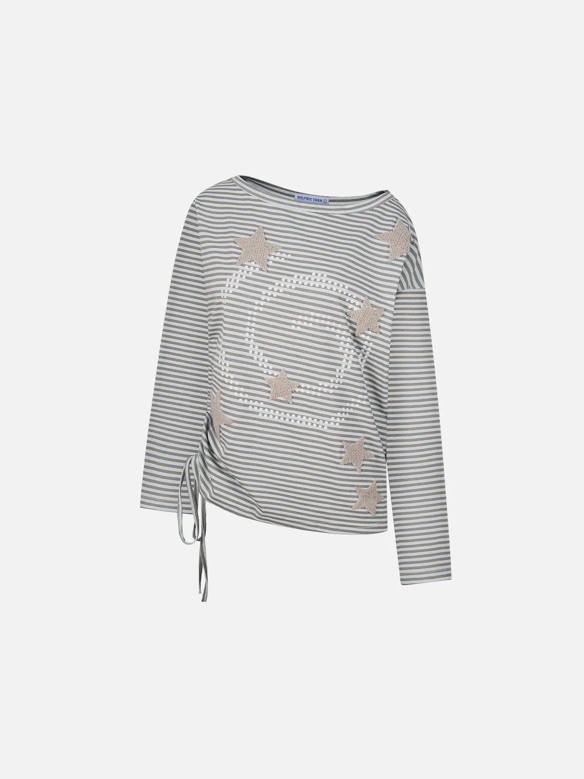 Aelfric Eden Star Patch Stripe Long Sleeve Tee