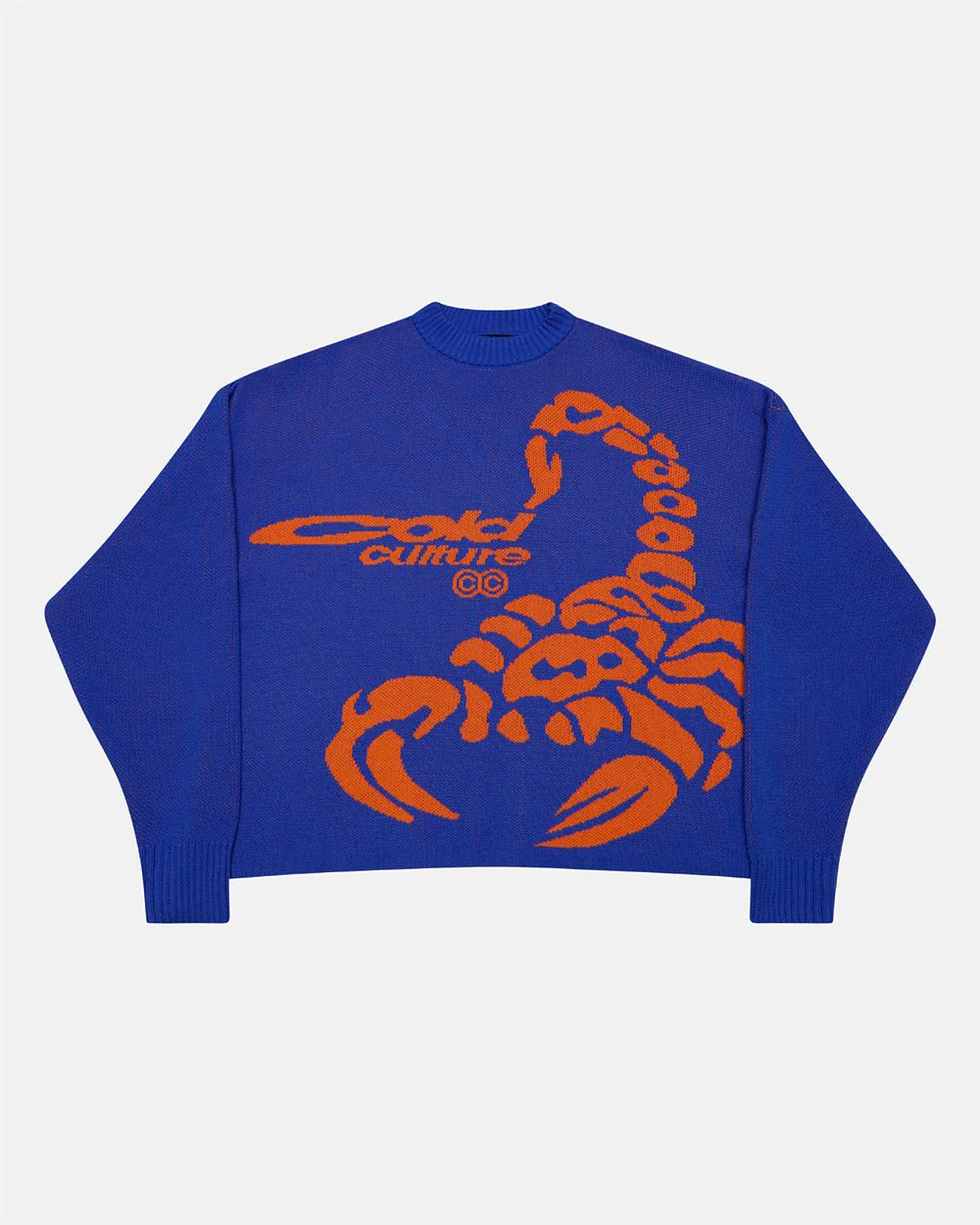 POISON KNIT BLUE AND ORANGE