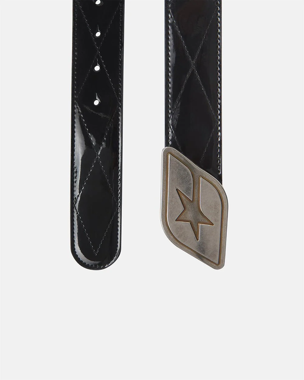 ORIGINAL LEATHER BELT GLOSSY BLACK