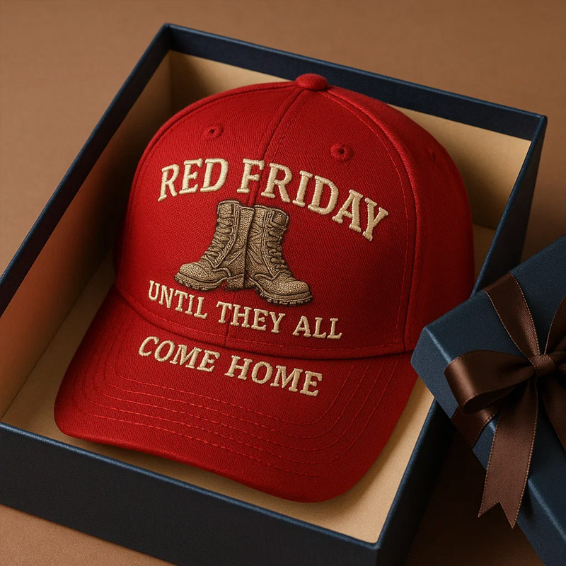 US Red Friday Printed Casual Hat