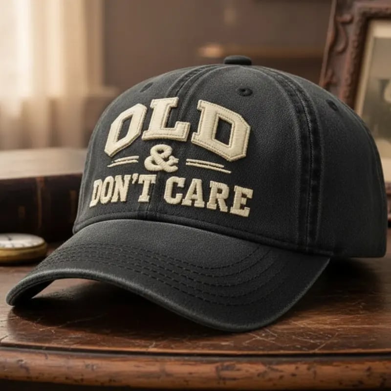 Old Don't Care Printed Hat
