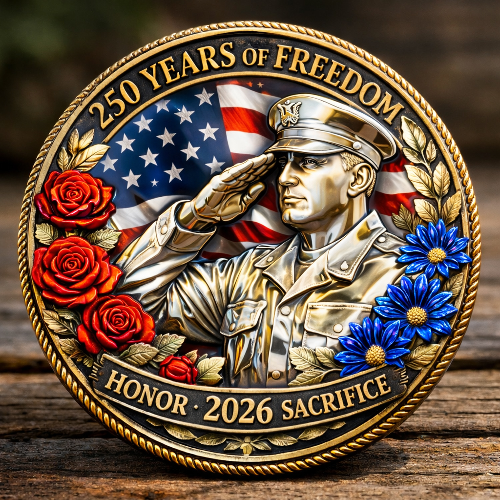 🏆Flash Sale 60% OFF - U.S. Military Tribute Honor & Sacrifice Commemorative Coin