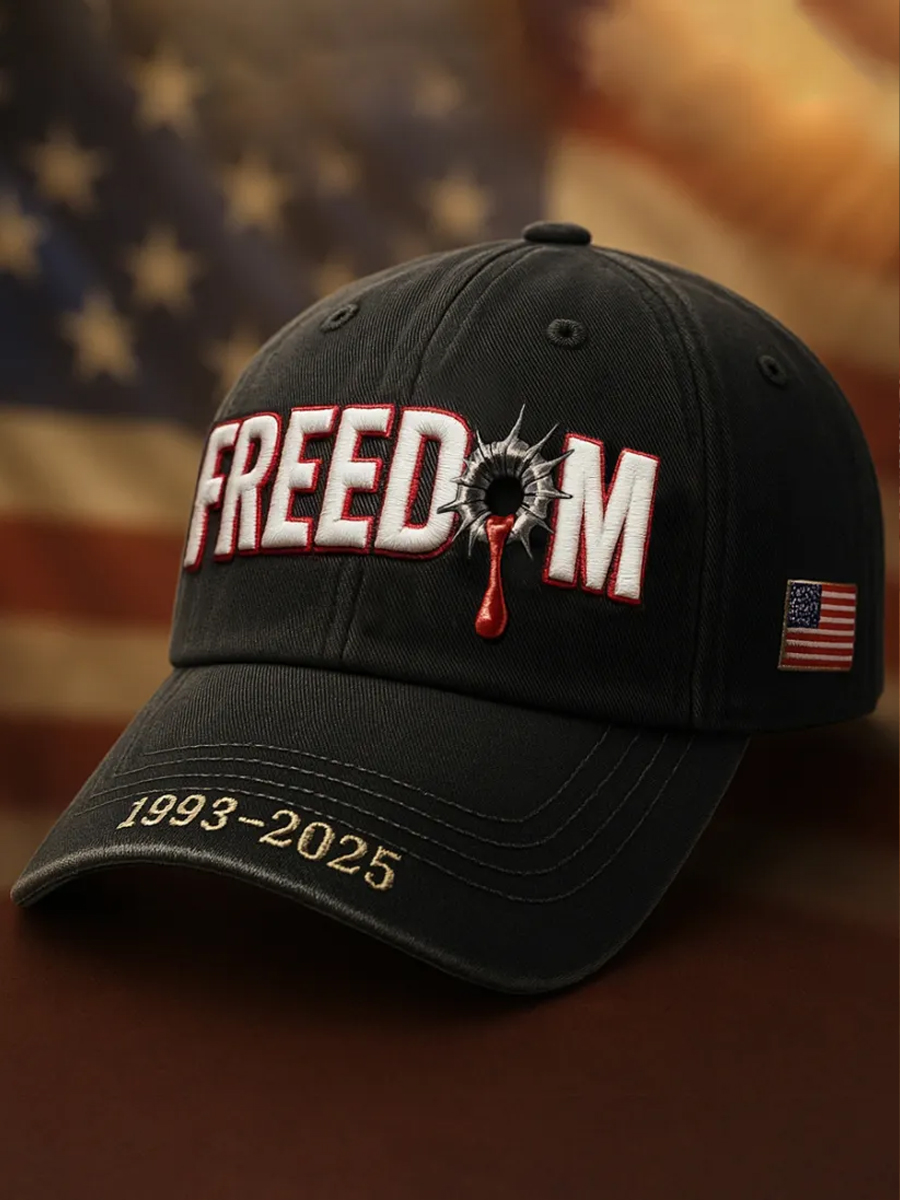 Unisex  Freedom Is Not Free R.I.P Charlie Kirk Print Hat