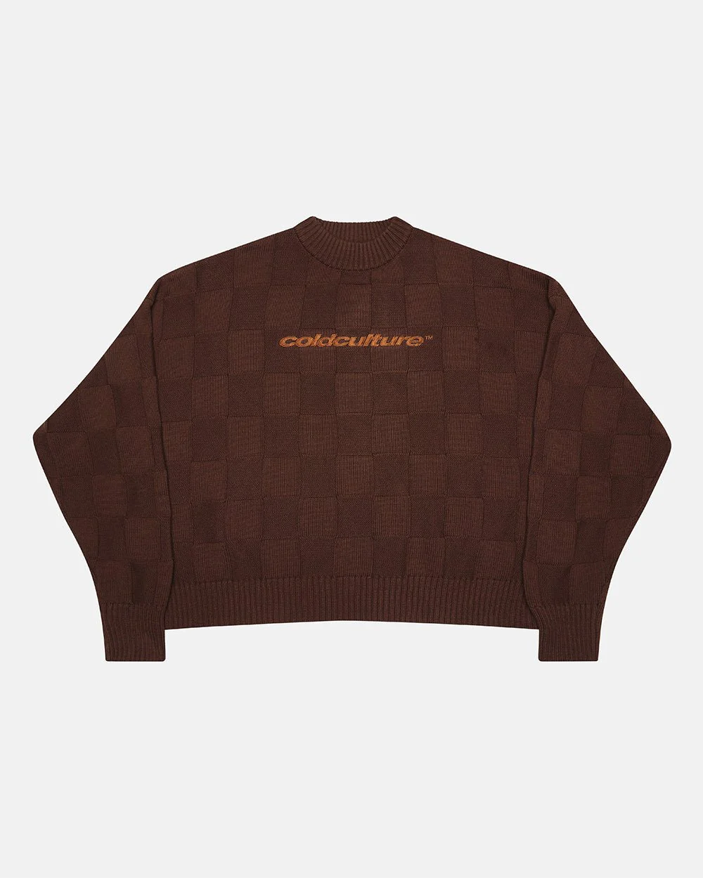 CHECKMATE KNITWEAR BROWN