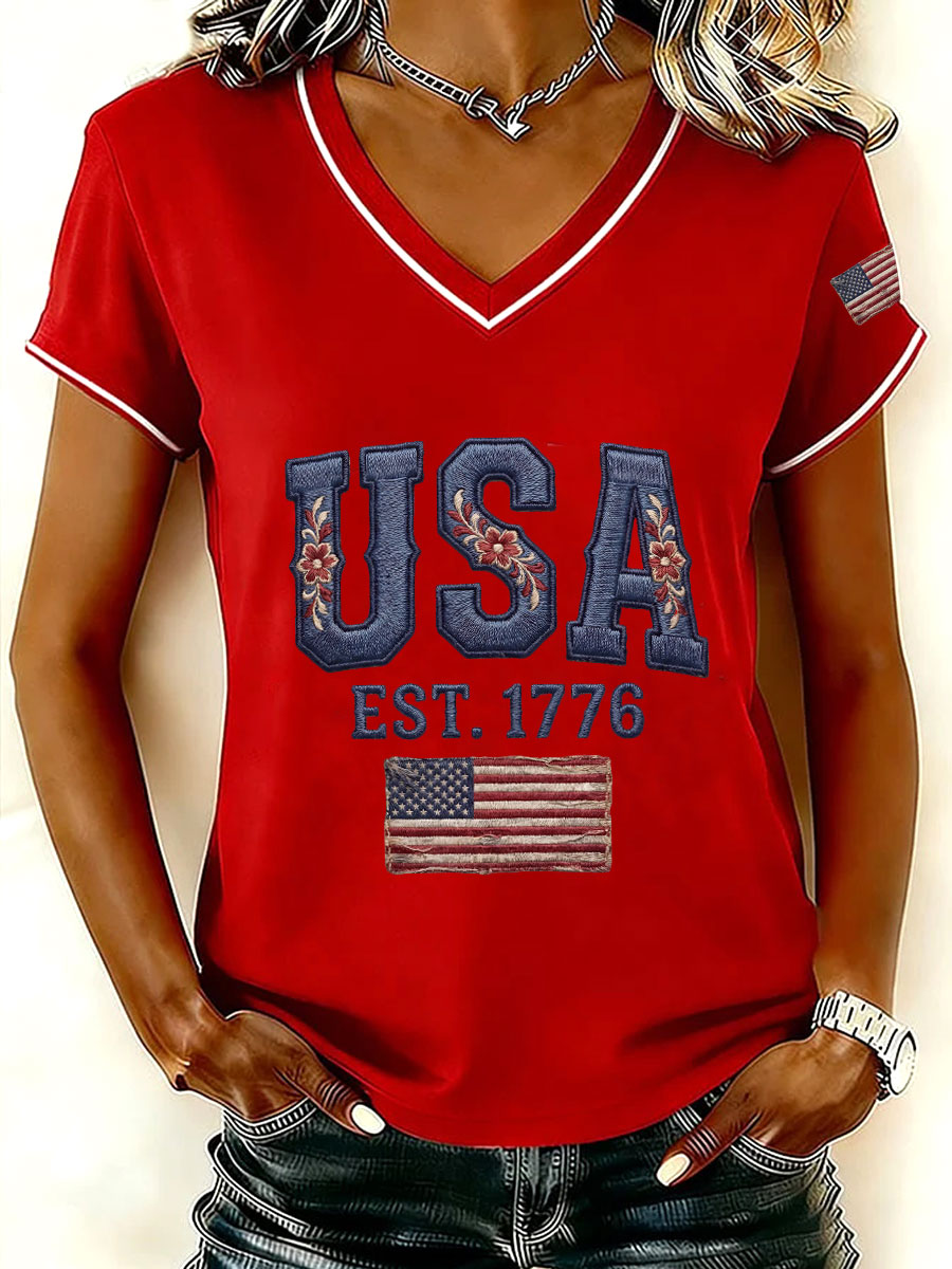 Women's  V-Neck T-Shirts