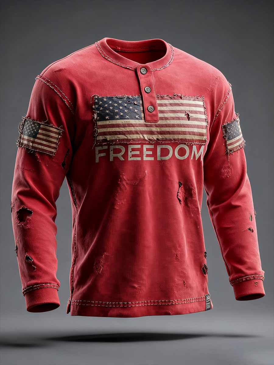 Men's Freedom casual button-up shirt