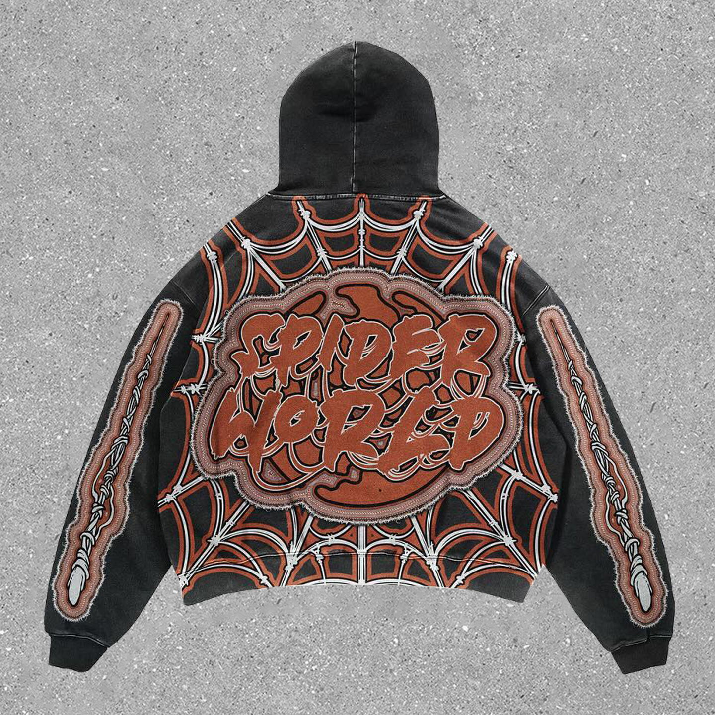 Stylish Retro Spider Hoodie