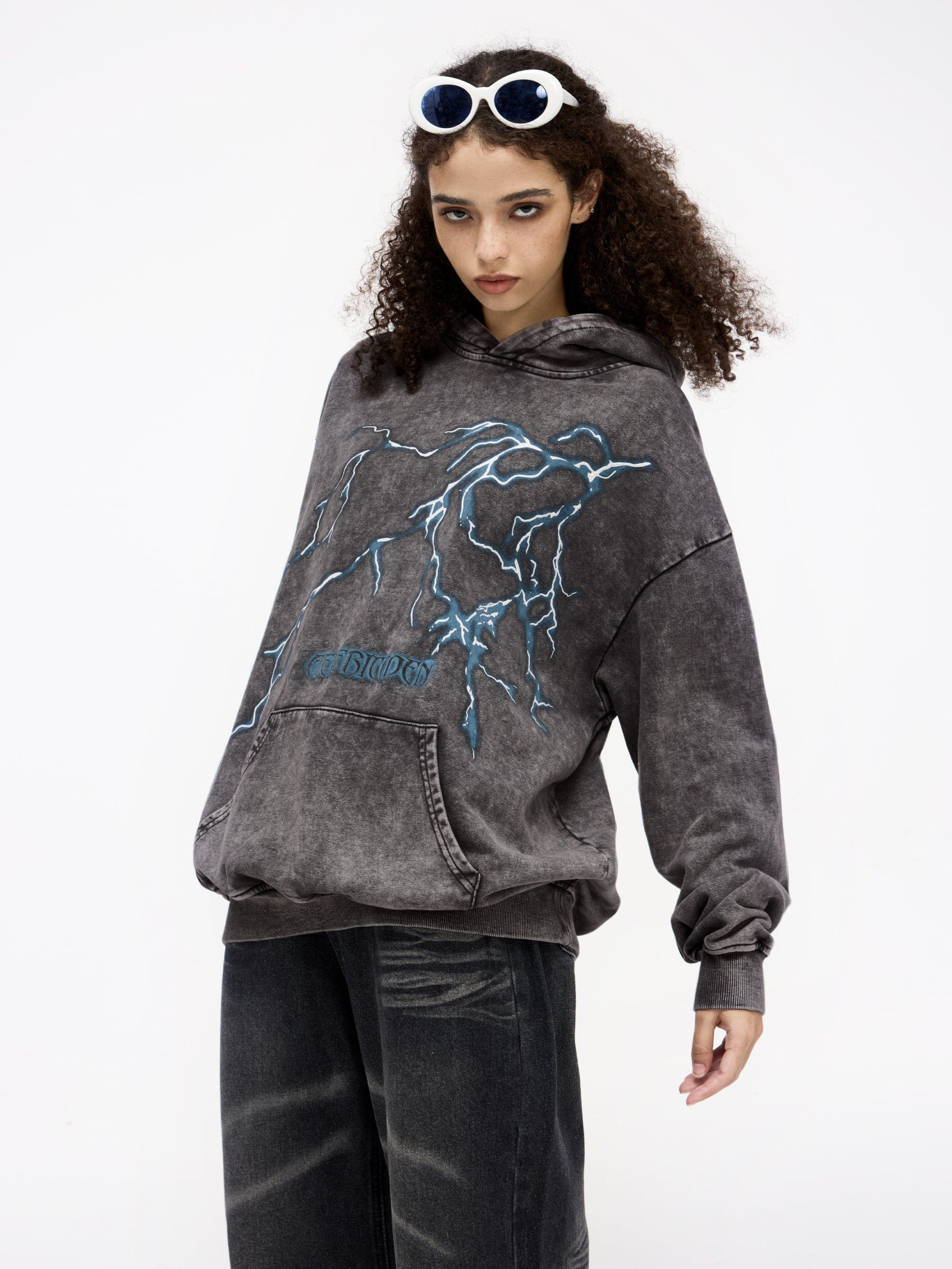 Aelfric Eden Lightning Graphic Hoodie