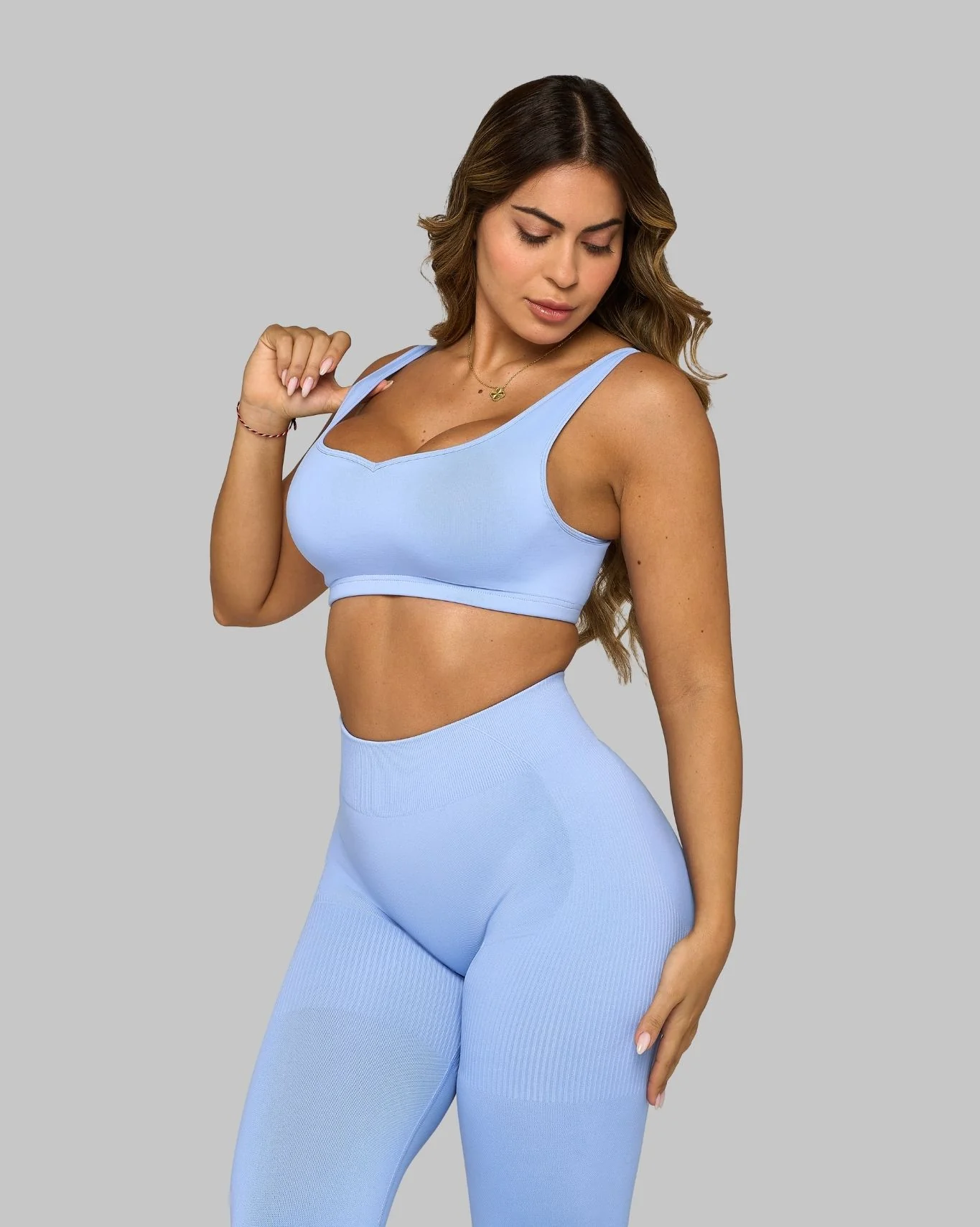 Elevate™ Sweetheart Impact Bra | Glacier
