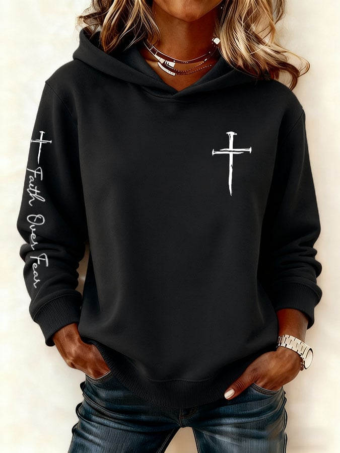 Women's Faith Over Fear Casual Sweatshirt