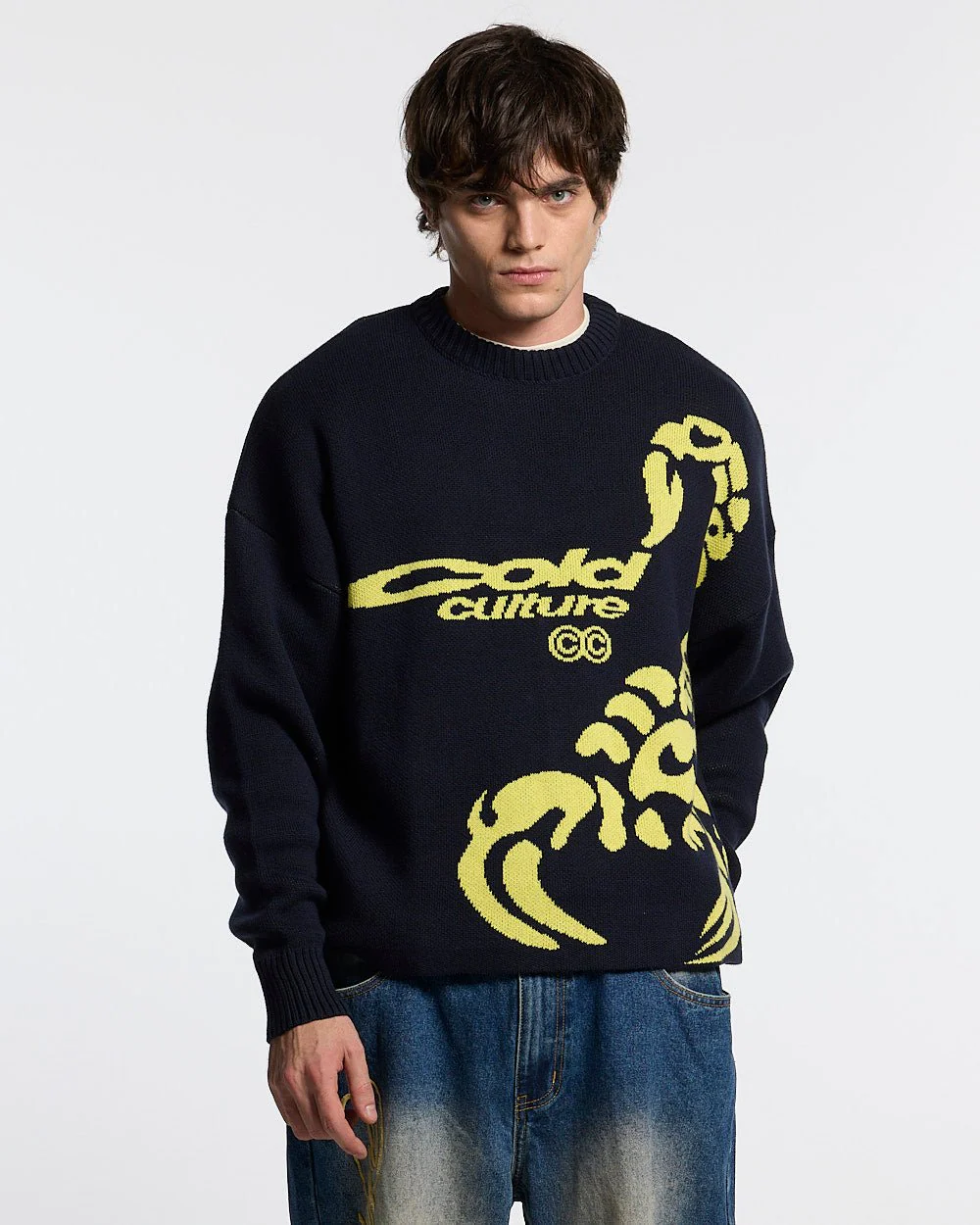 POISON KNITWEAR HEAVY BLUE