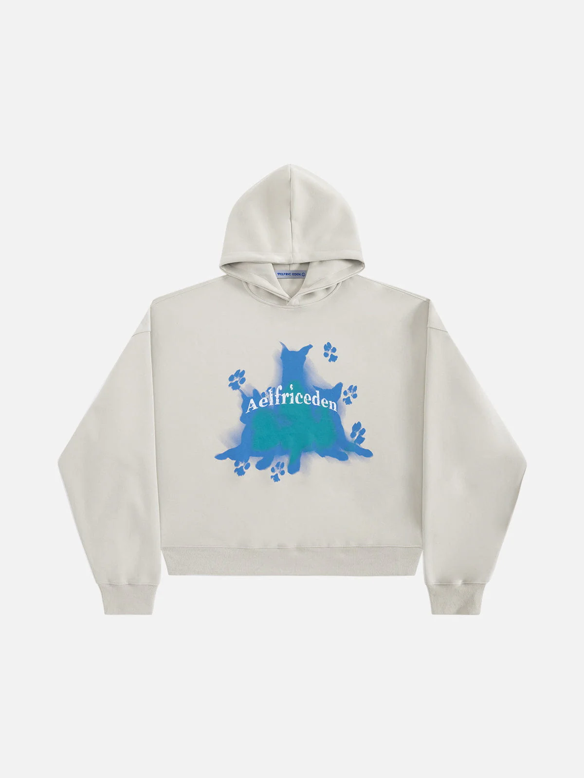 Aelfric Eden Oversized Blurring Doberman Graphic Hoodie