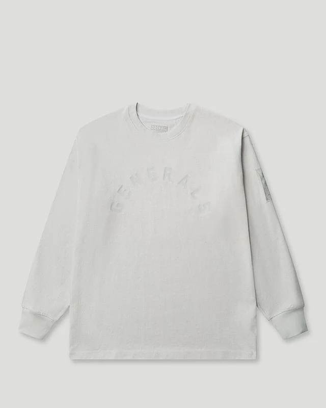 Generals Classic Fit Longsleeve T-Shirt Nimbus Cloud
