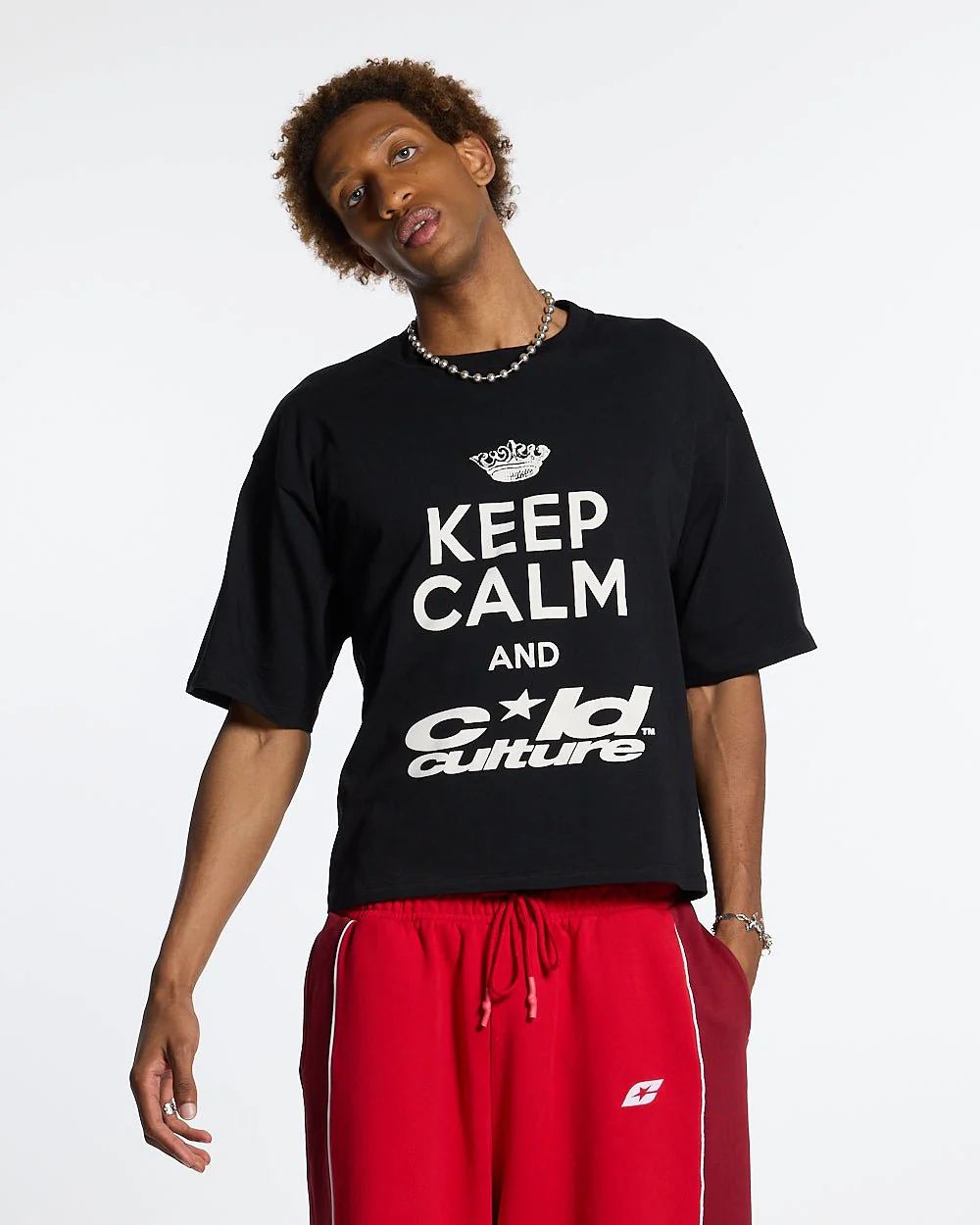 KEEP CALM TEE BLACK