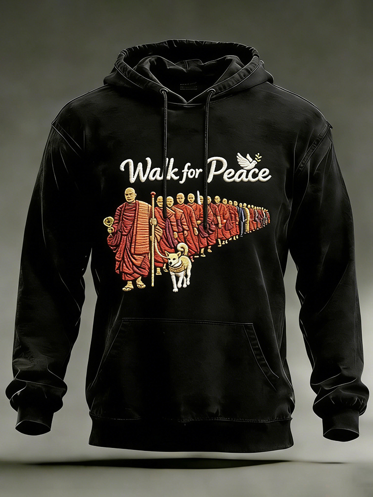 Men's Walk For Peace Art Print Hoodie