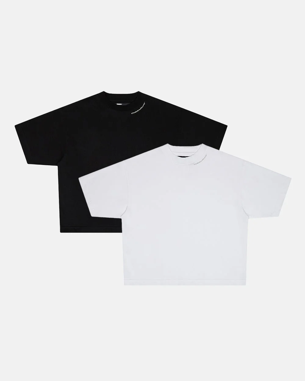LOW KEY BASIC TEE 2 PACK WHITE & BLACK