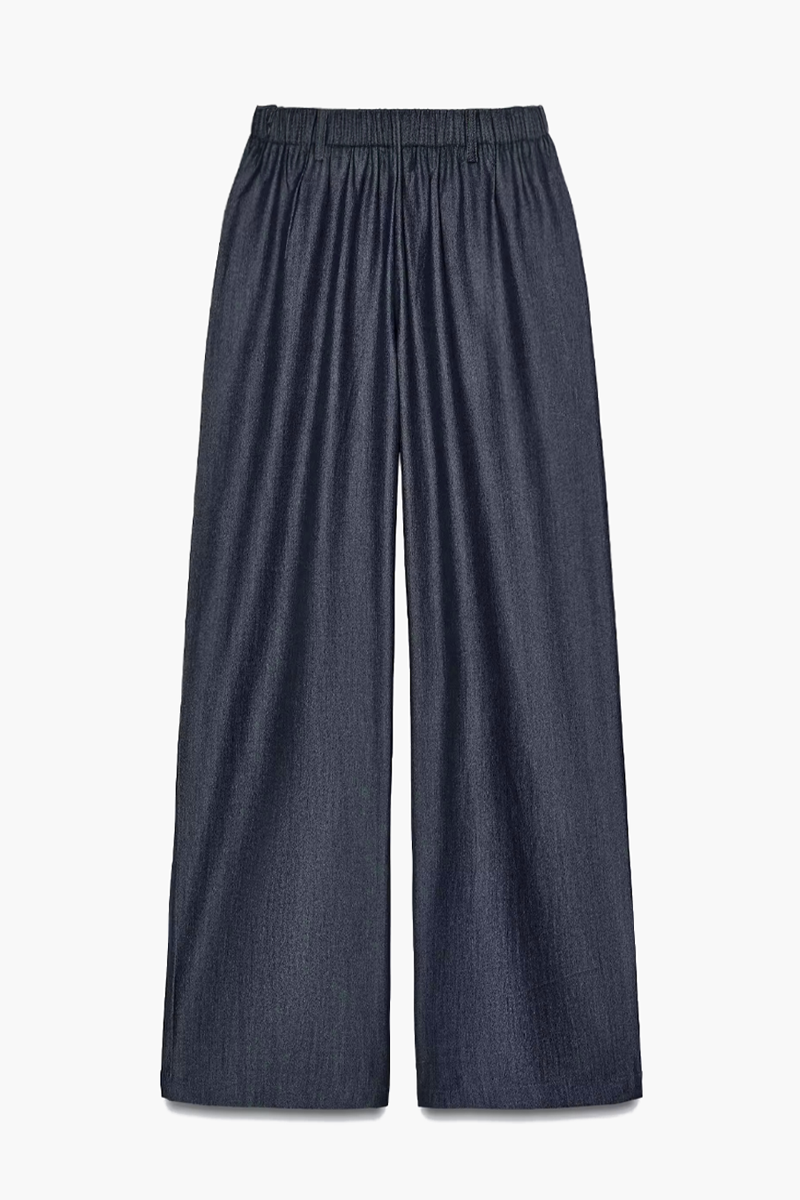 Versatile Solid Color Mid-Rise Wide Leg Suiting Pants