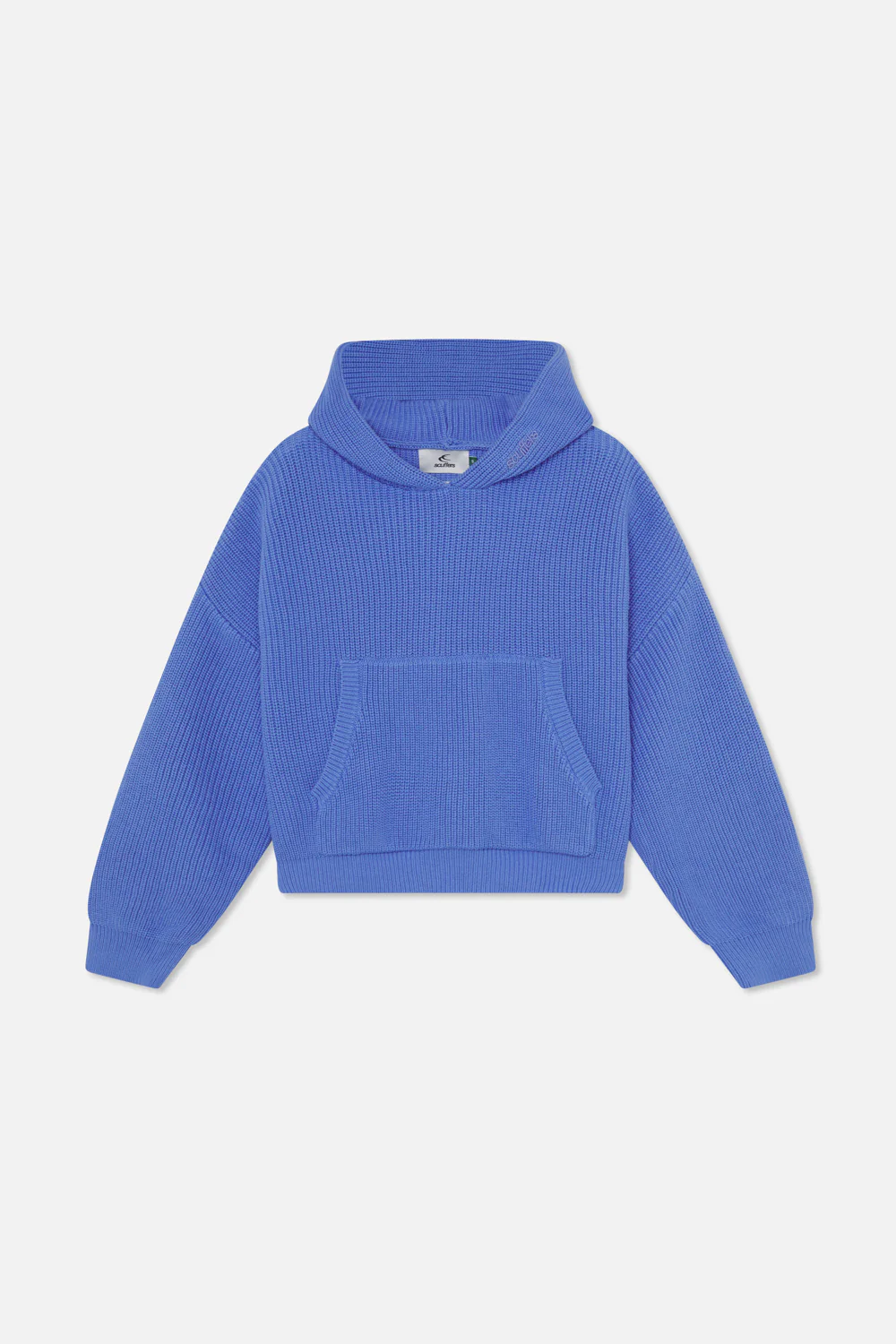 Bawdy Royal Blue Knit Hoodie