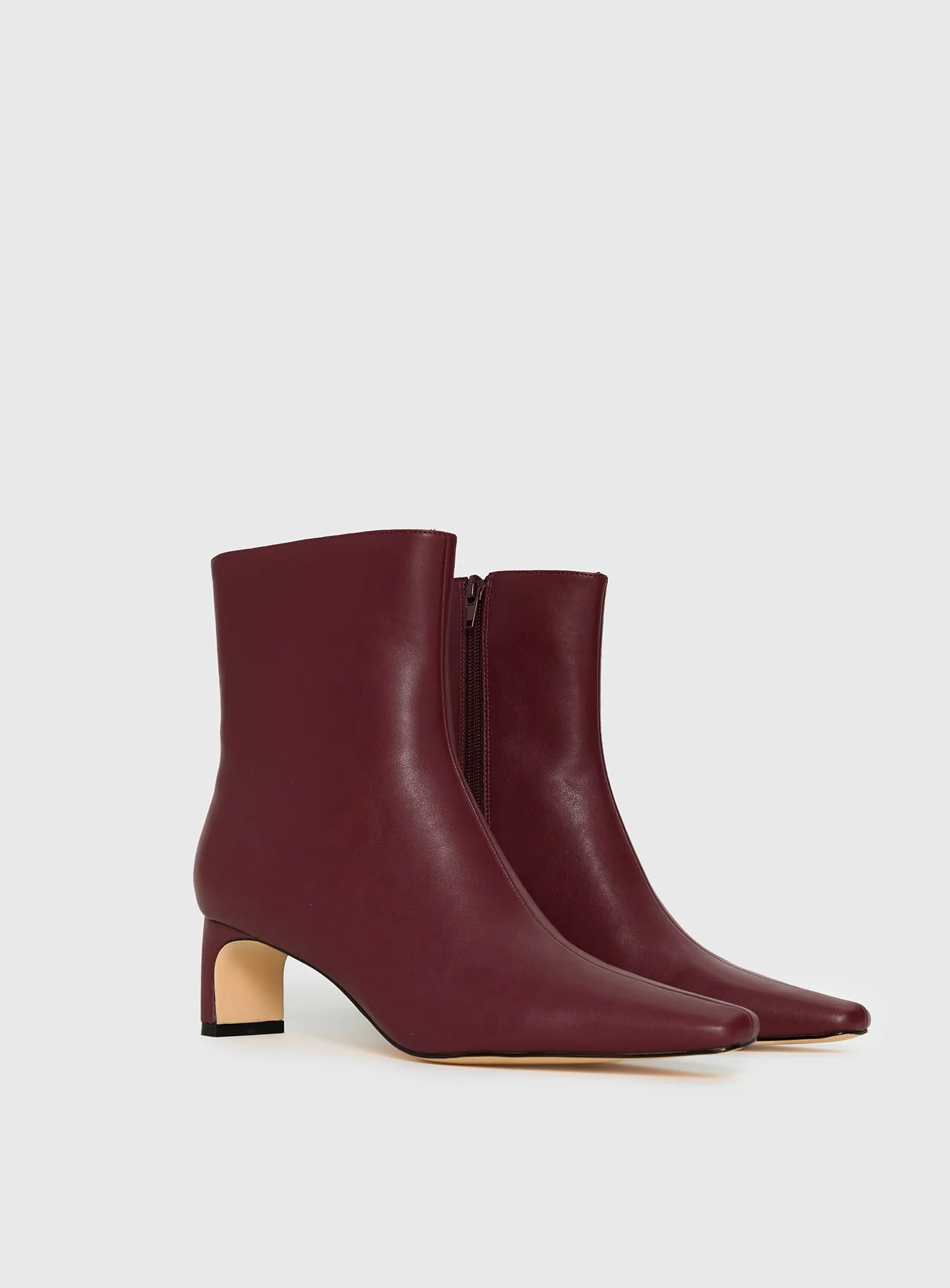 Velvette Boots Burgundy