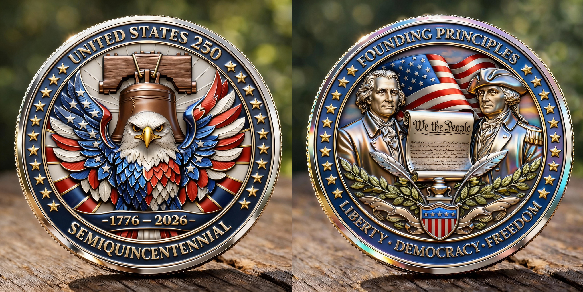 United States 250th Anniversary Commemorative Coin (1776–2026)