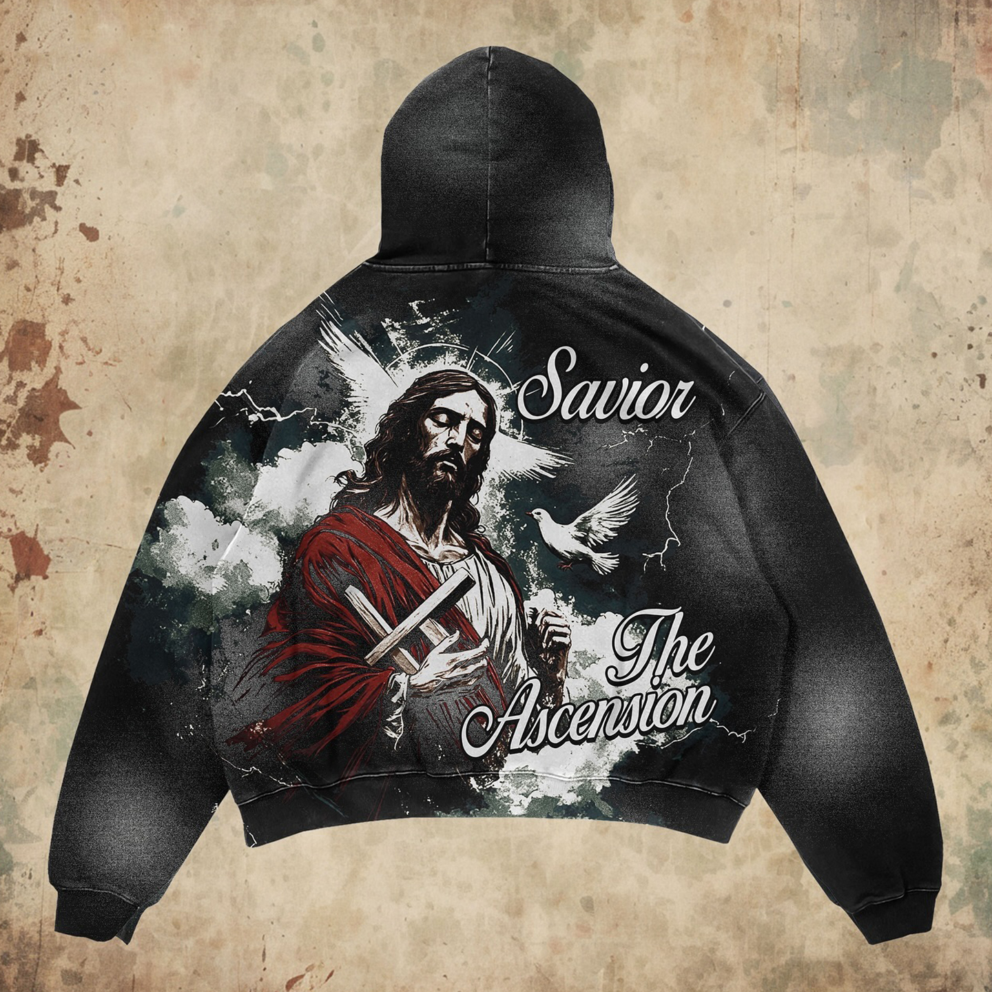 Jesus Freedom Casual Street Heavyweight Hoodie