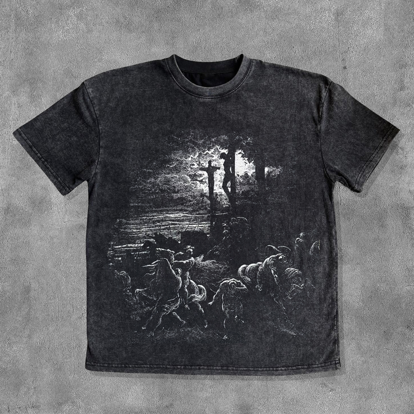 Jesus Washed Distressed Short Sleeve T-Shirt