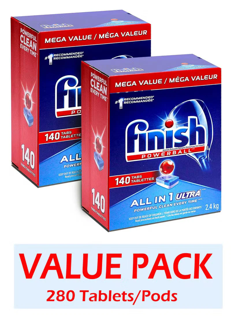 Finish All-in-1 Dishwasher Tabs 2.4 kg