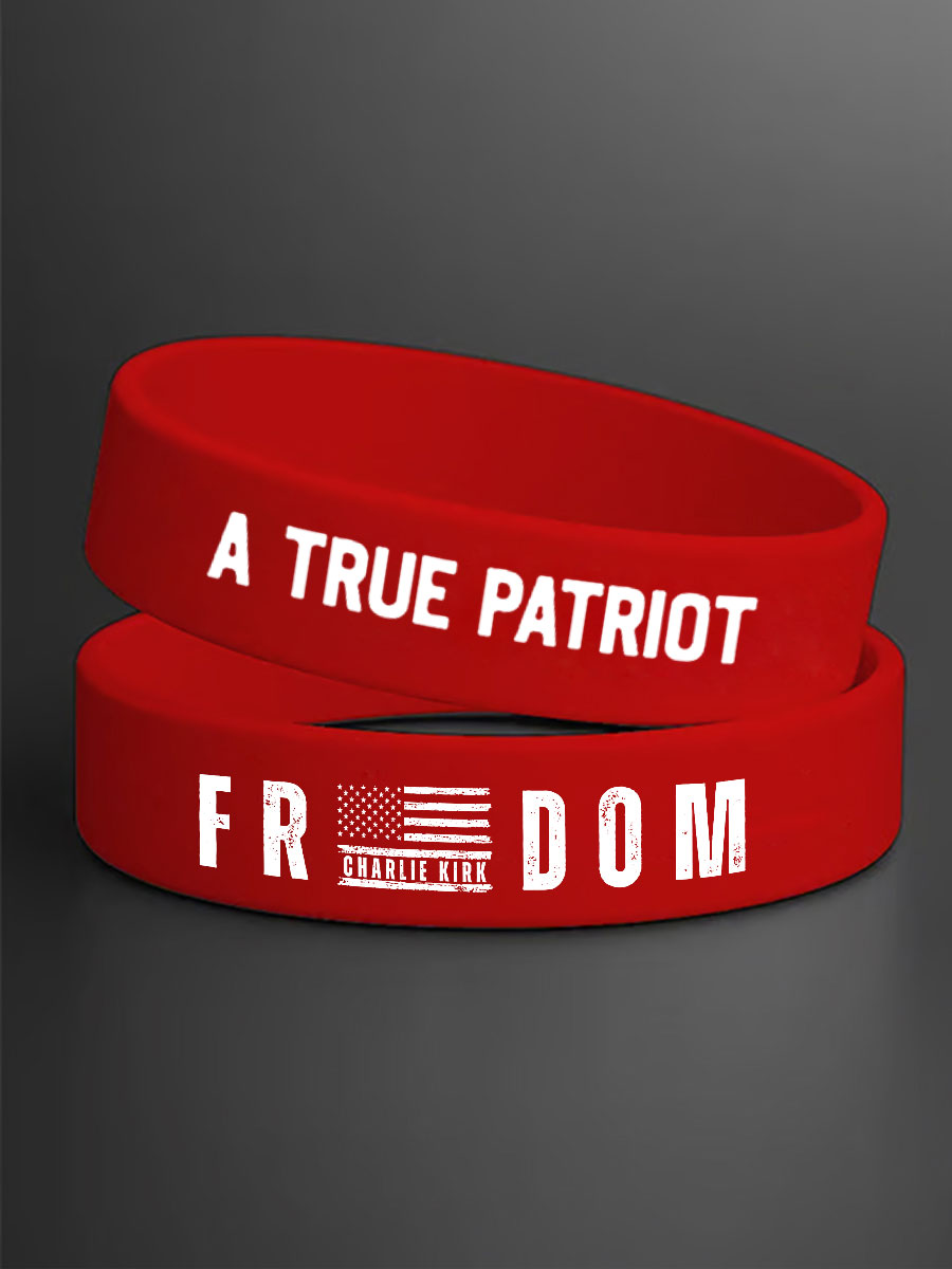 Unisex Freedom Is Not Free This is the Turning Point R.I.P Charlie Kirk Print Bracelet Wristband