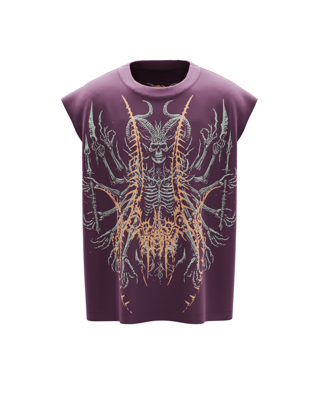 Tantra Unisex Plum Boxy Vest