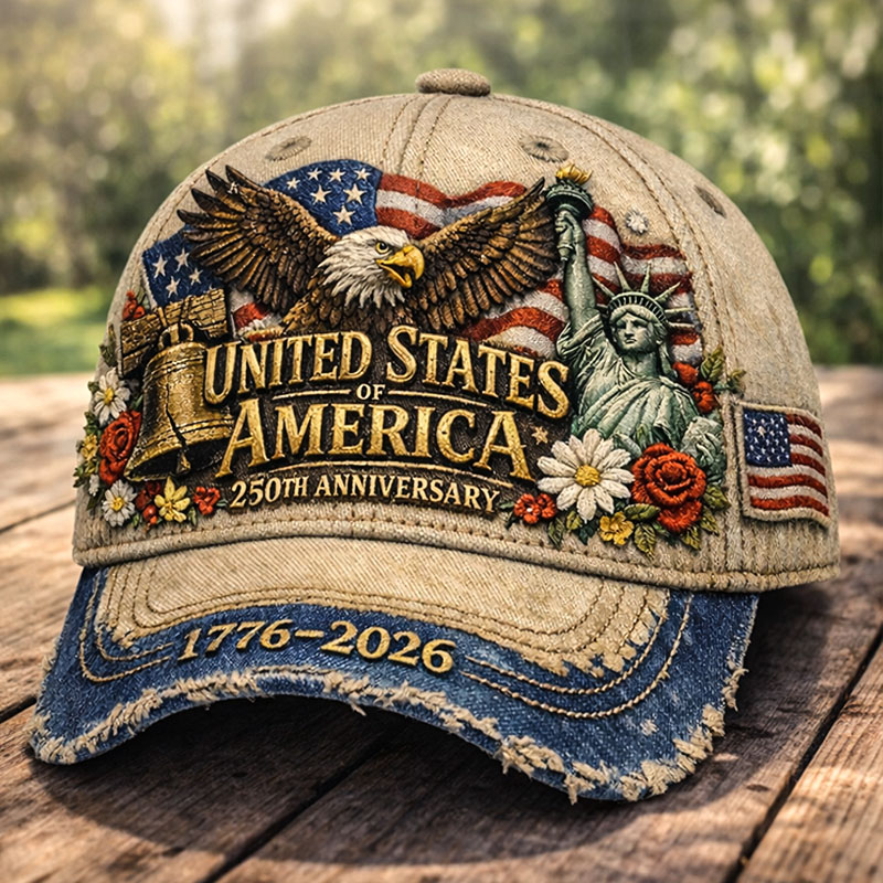 250 Years Of America We The People Printed Hat