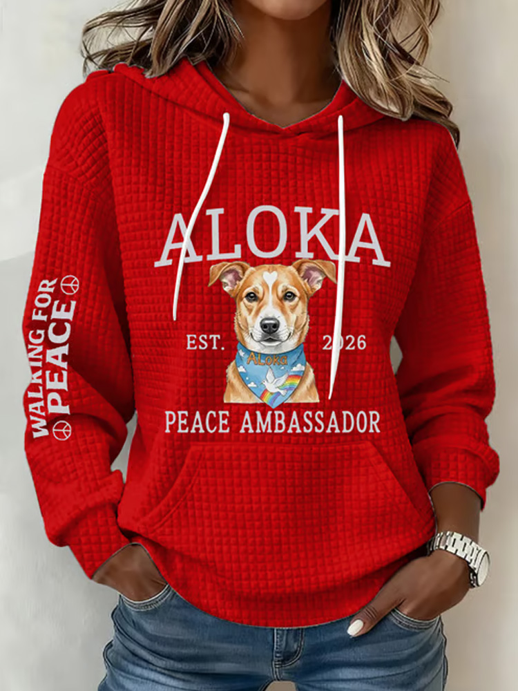 Women's Walk For Peace Art Print Sweatshirt