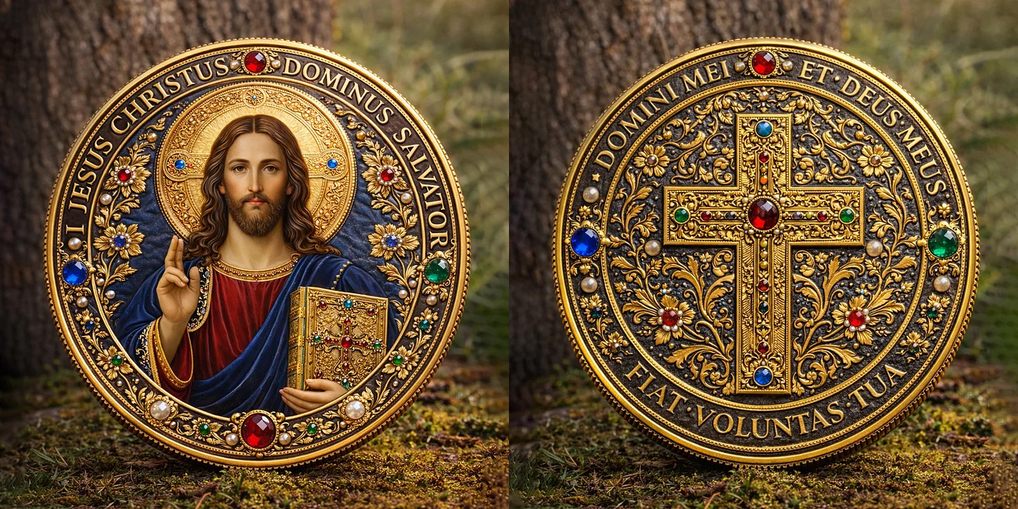 🏆Flash Sale 60% OFF - Jesus Christ Salvator Mundi Commemorative Coin