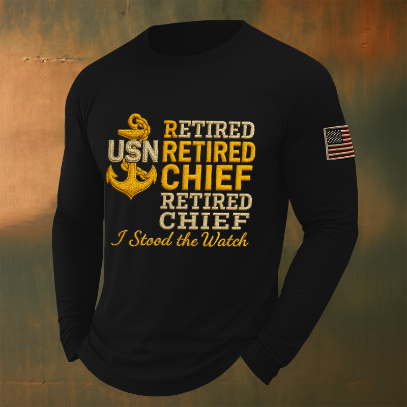 USN Retired Chief Casual Shirt