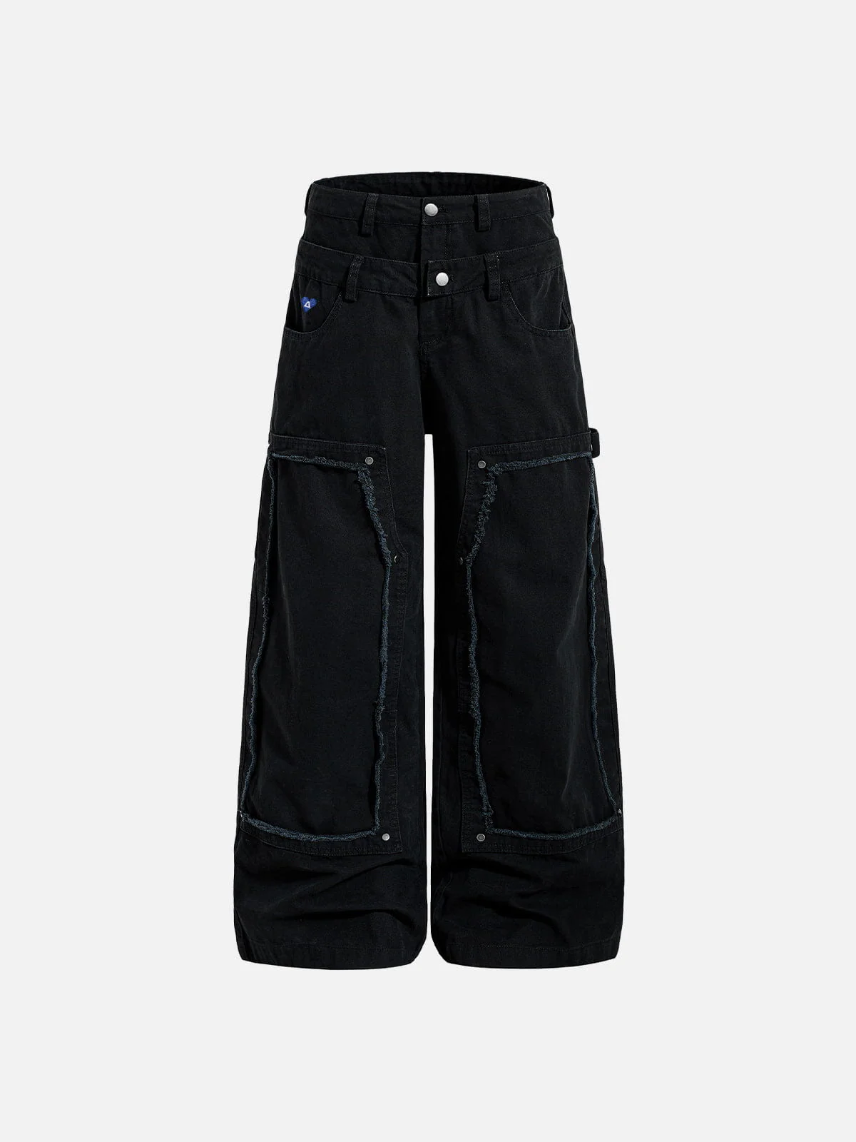 Aelfric Eden Double Waist Distressed Baggy Pants