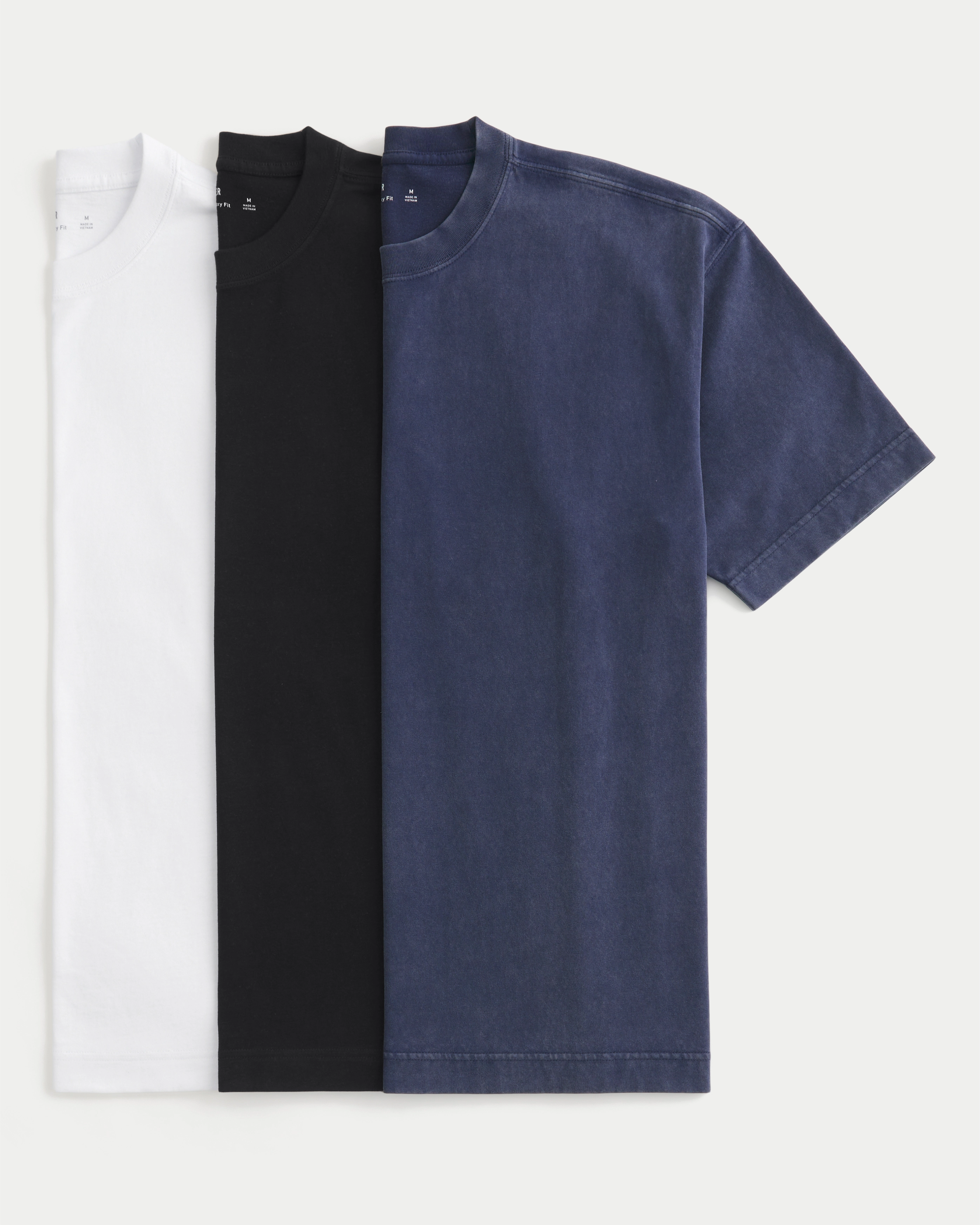 Boxy Heavyweight Crew T-Shirt 5-Pack