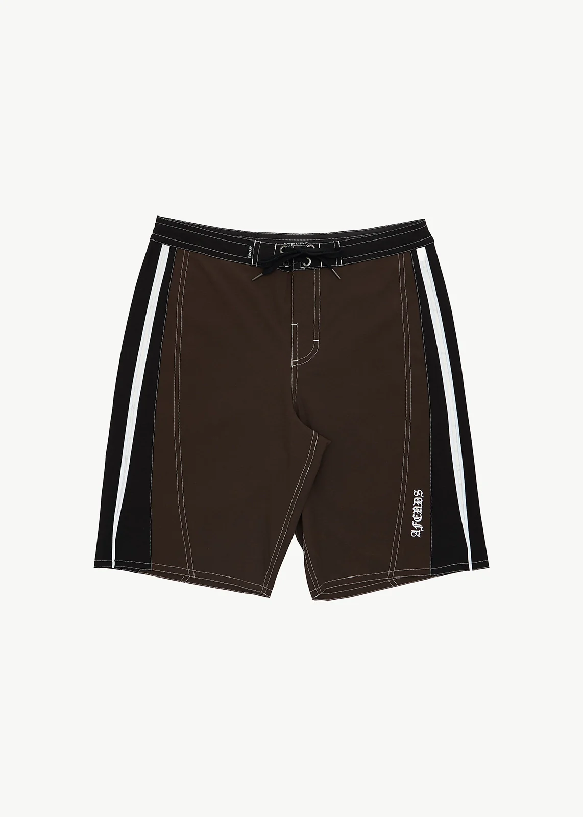 AFENDS Mens Forum - Surf Related V2 Boardshort 22 Inch - Coffee